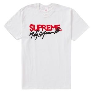 Supreme x Yohji Yamamoto Logo Tee - White